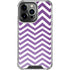 Purple Chevron iPhone 16 Pro Clear Case